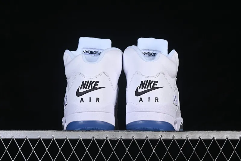 All categories Air Jordan Jordan series basketball shoes Air Jordan 5 Air Jordan 5 Retro "White Metallic" AJ5 Joe 5 Silver HQ7978-103
